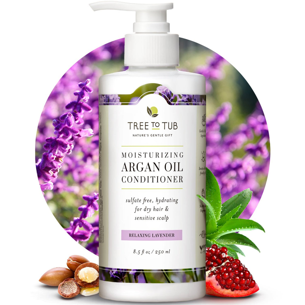 hair food tea tree and lavender Lavender Conditioner with Argan Oil
