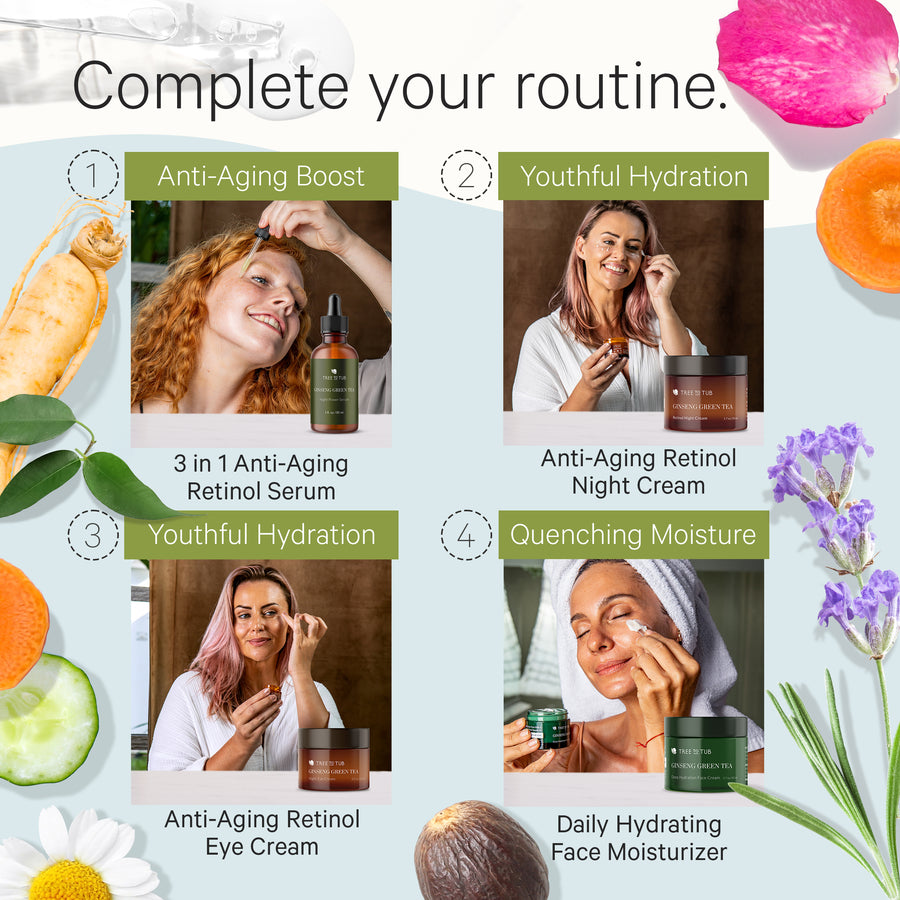 Ginseng & Green Tea Anti-Aging Retinol Night Cream