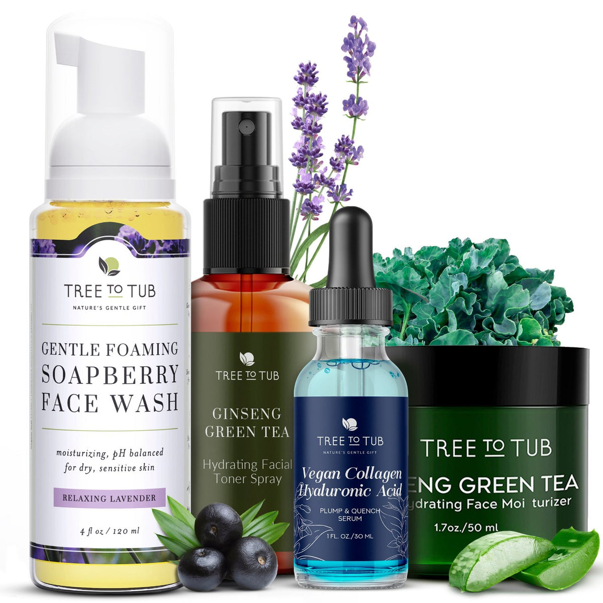 Vegan Collagen Total Repair Regimen | Tree to Tub – Tree To Tub