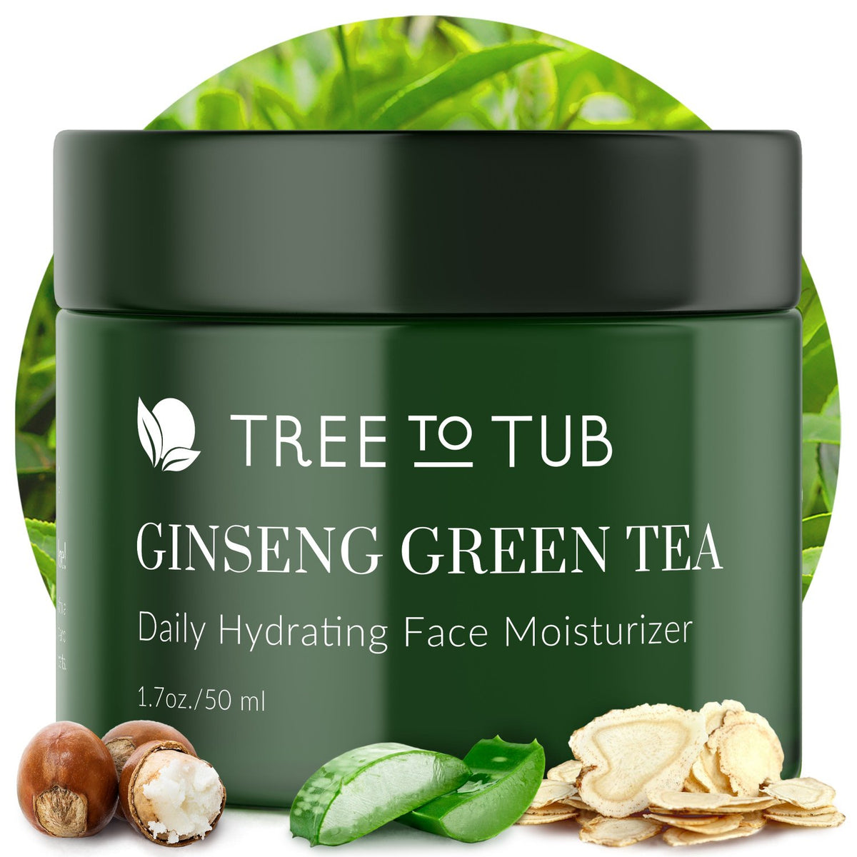 Ginseng Green Tea Mositurizer for Face | Tree to Tub – Tree To Tub