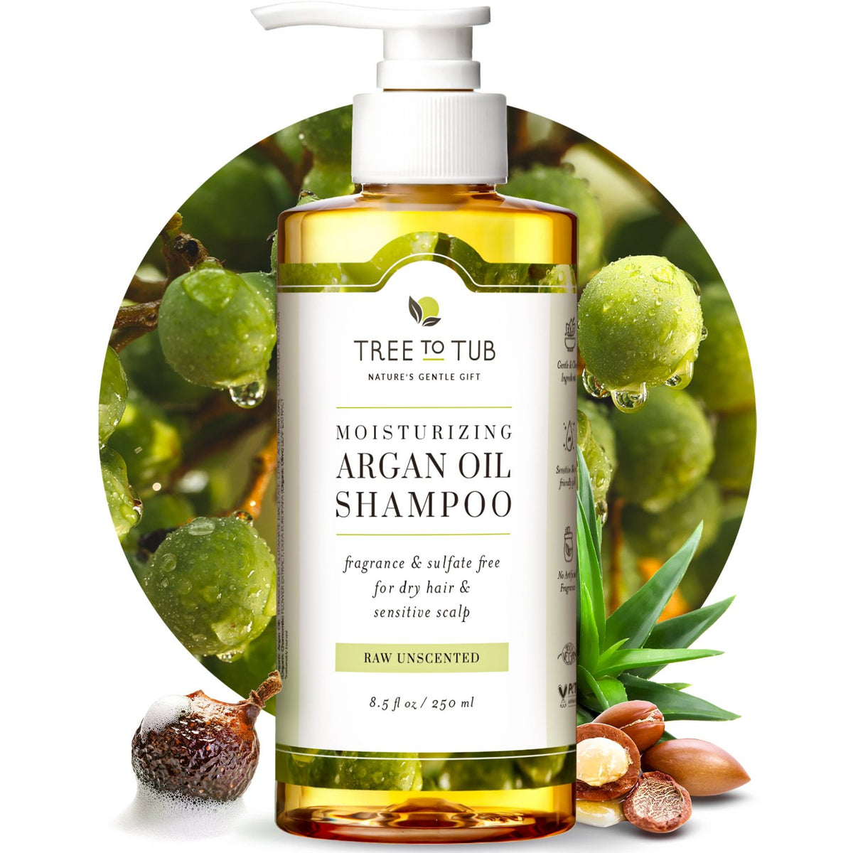 Unscented Shampoo for Sensitive Scalp | Tree to Tub – Tree To Tub