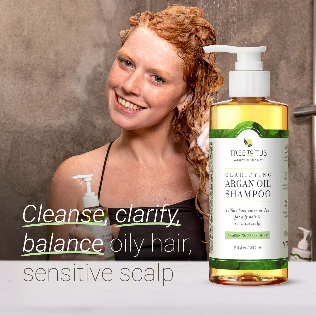 Definition sympati mental Peppermint Shampoo for Sensitive Scalp | Tree to Tub – Tree To Tub