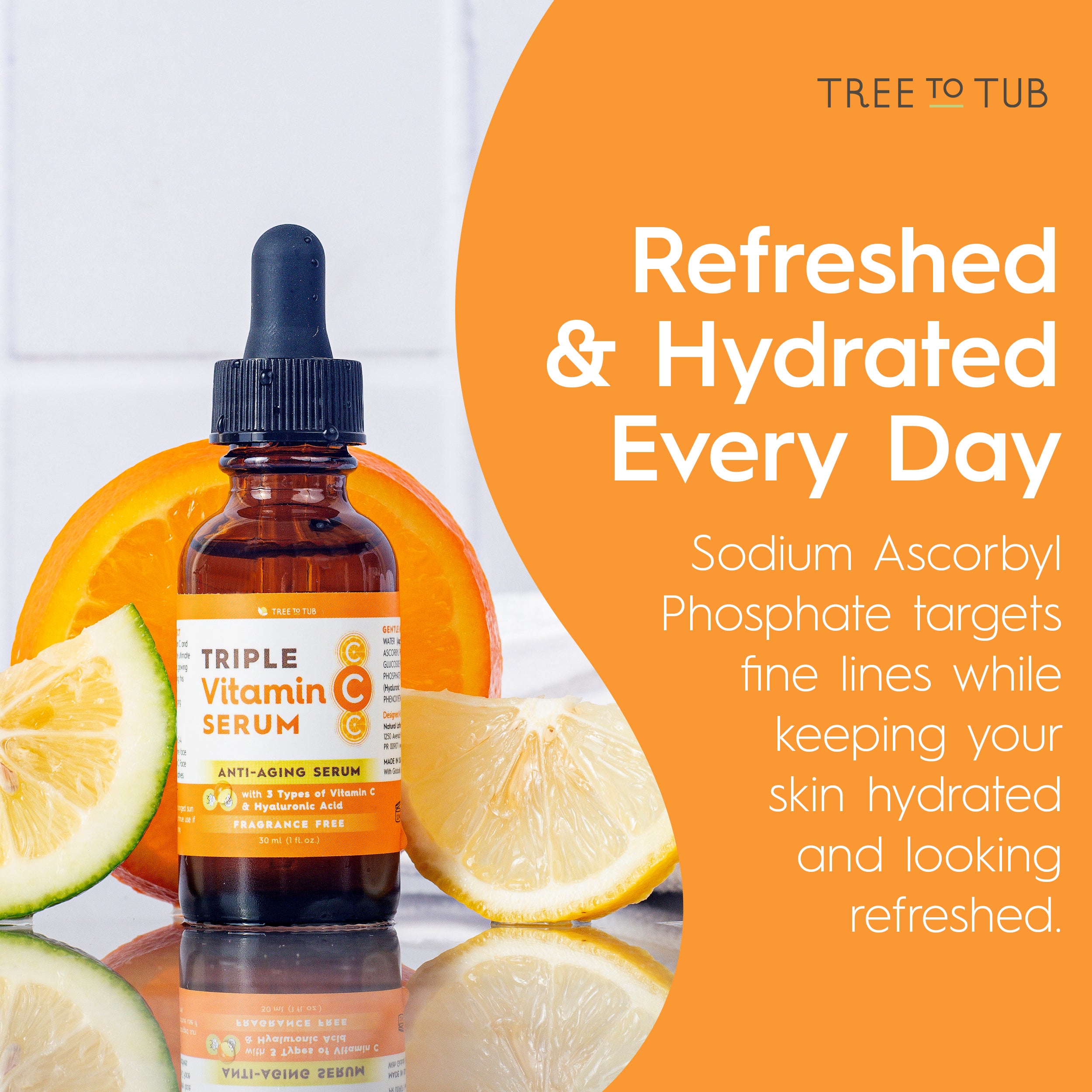 Triple Vitamin C Serum for Sensitive Skin | Tree to Tub – Tree To Tub