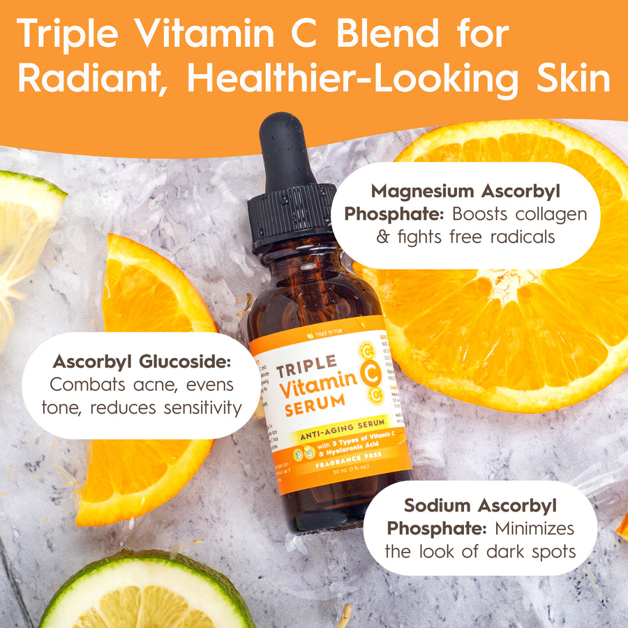 Ultra-Brightening Triple Vitamin C Serum for Sensitive Skin