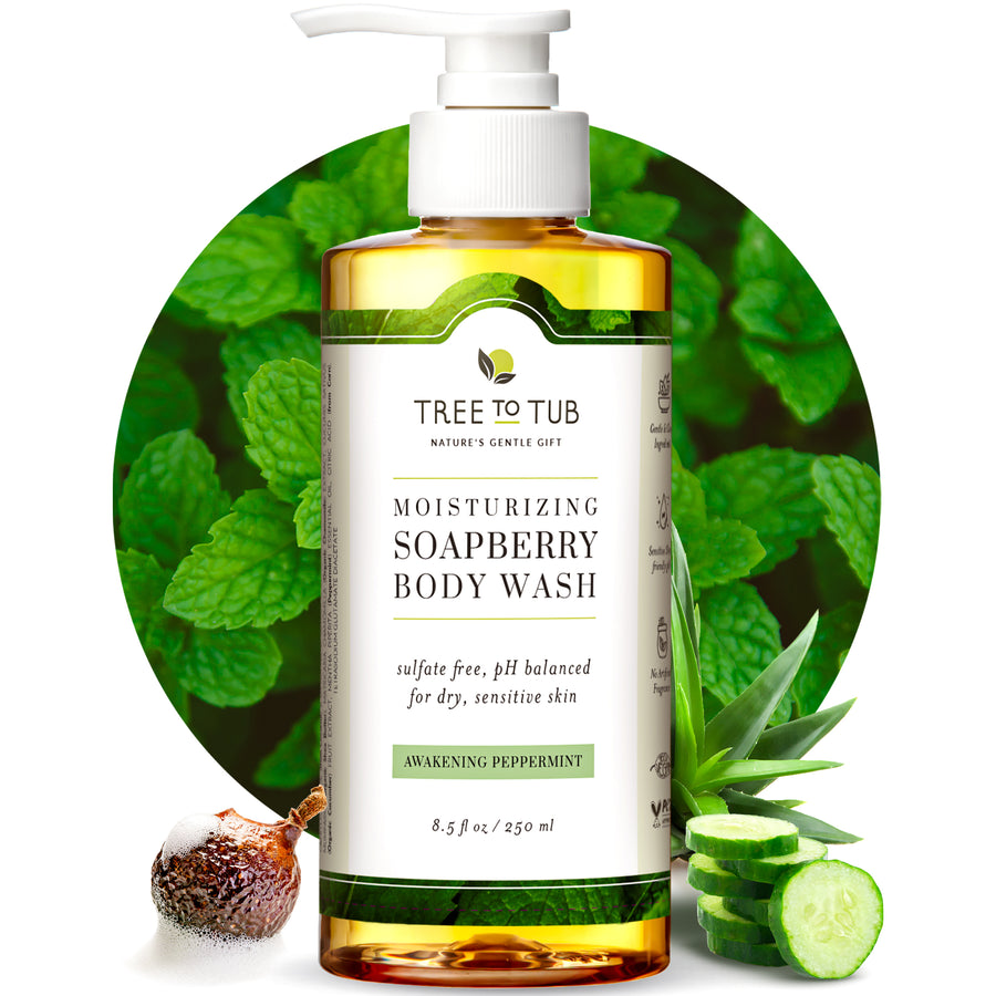 [1 FREE GIFT for $99+] Refreshing Peppermint Body Wash for Sensitive Skin