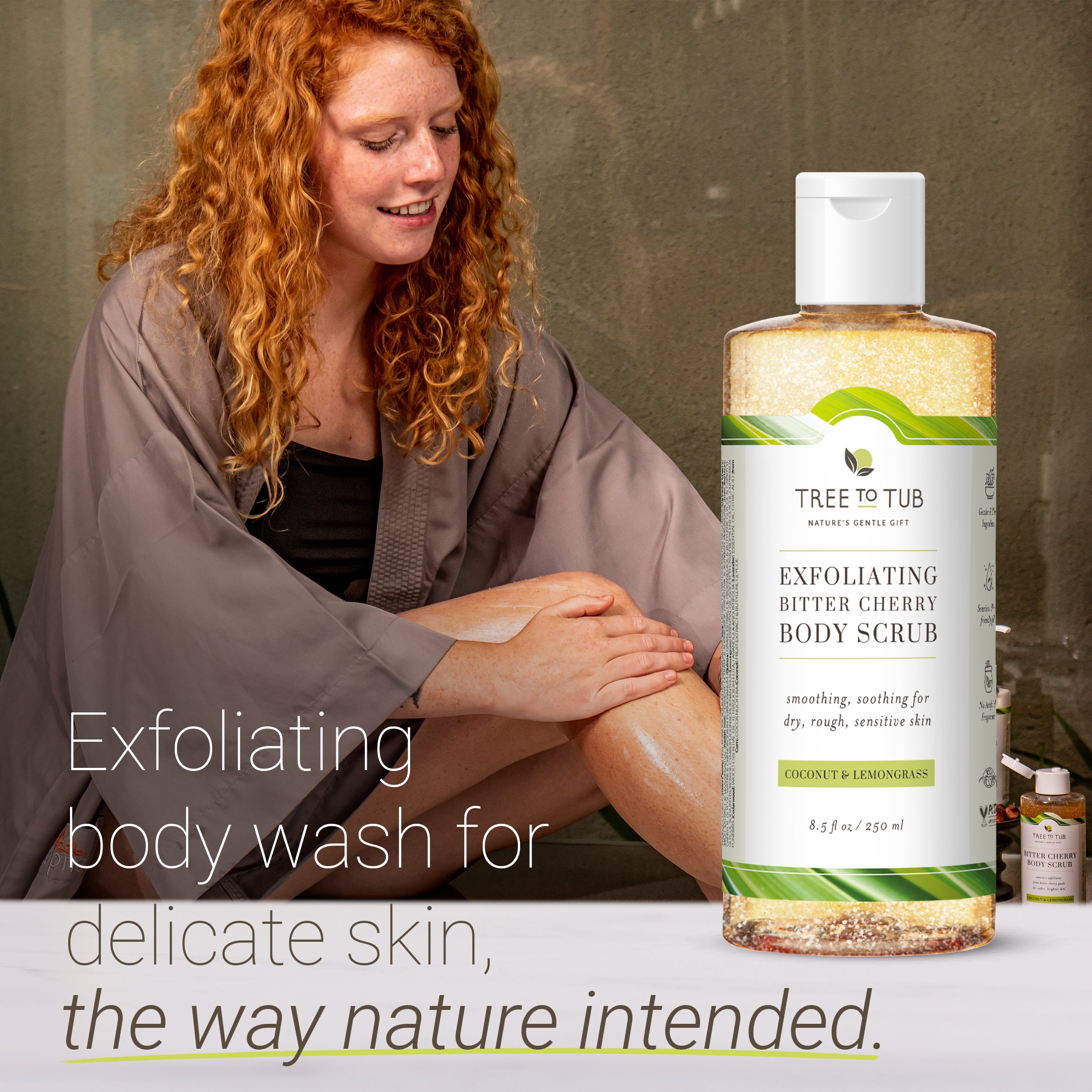 Sulfate Free Foaming Body Scrub for Sensitive Skin | Tree to Tub