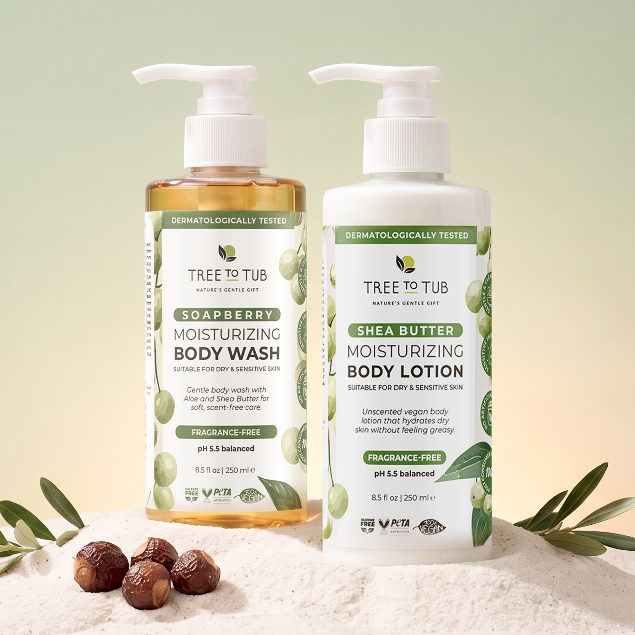 Soapberry Body Care Essentials Set