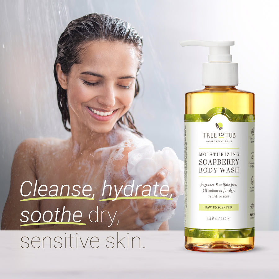 Ultra Gentle Unscented Body Wash for Sensitive Skin