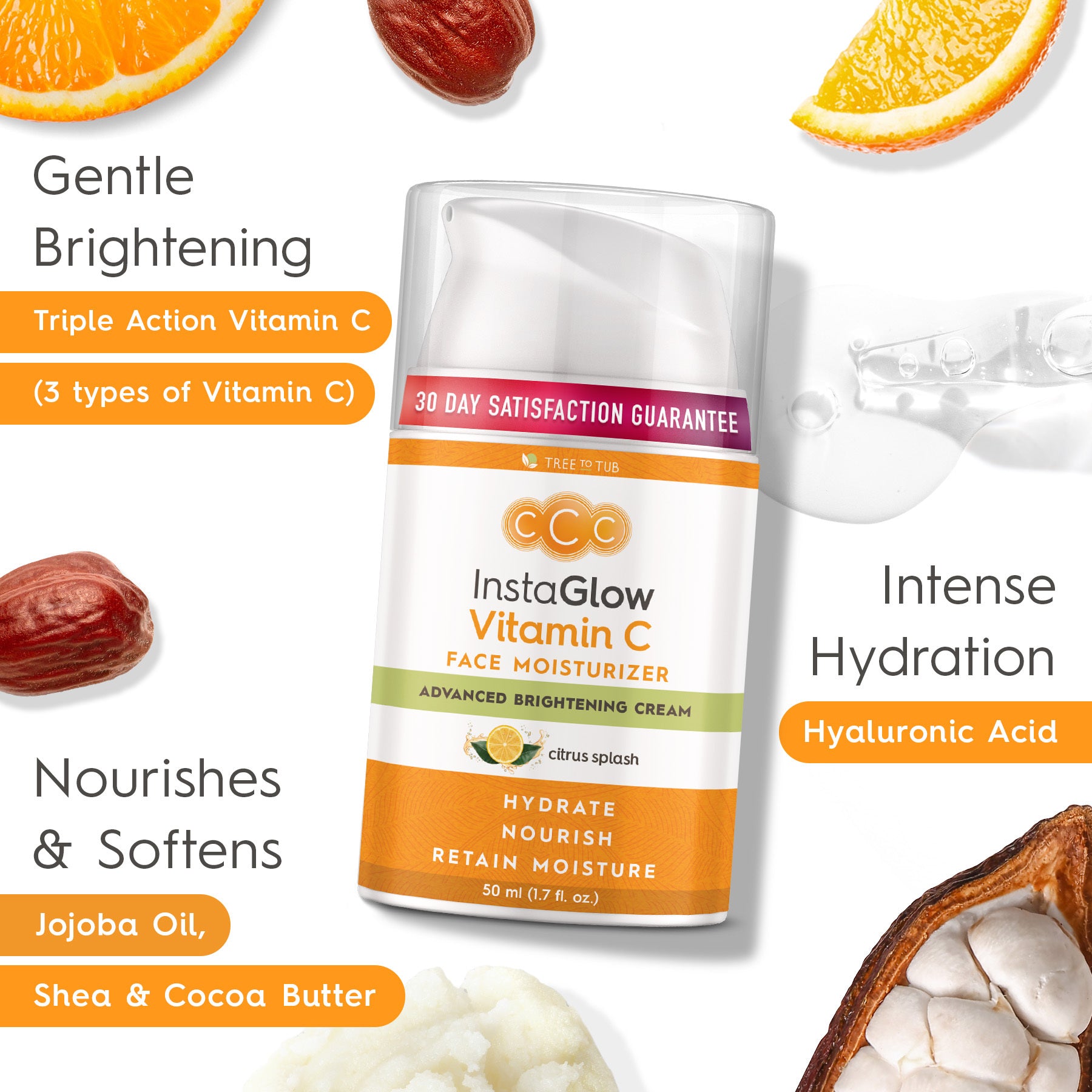 InstaGlow Vitamin C Face Moisturizer – Tree To Tub