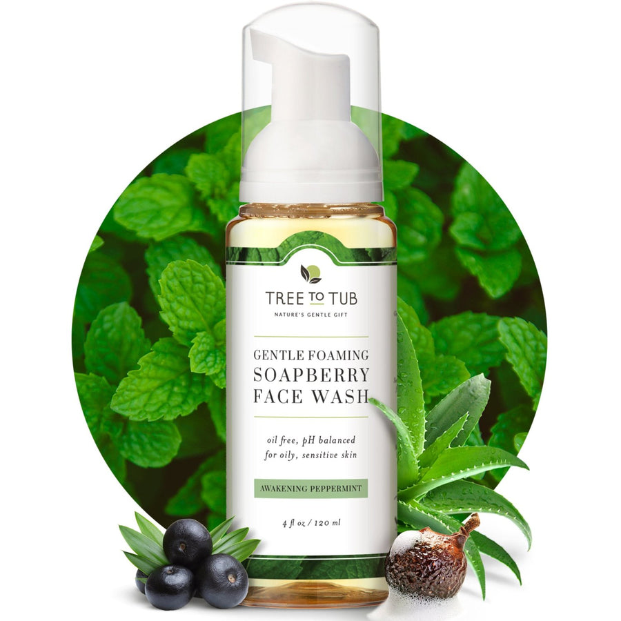 Refreshing Peppermint Face Wash for Sensitive Skin