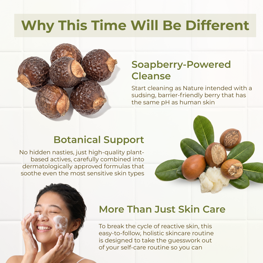Soapberry Calm Skin Reset: Sensitive Face
