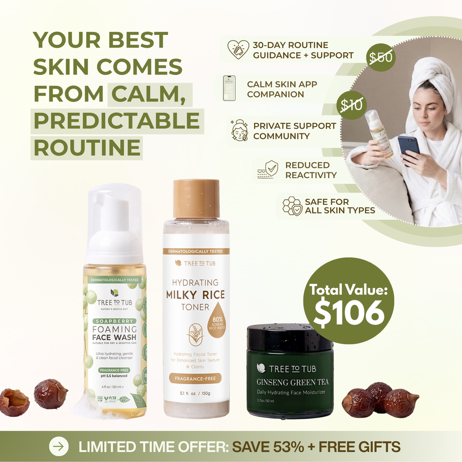 Soapberry Calm Skin Reset: Sensitive Face