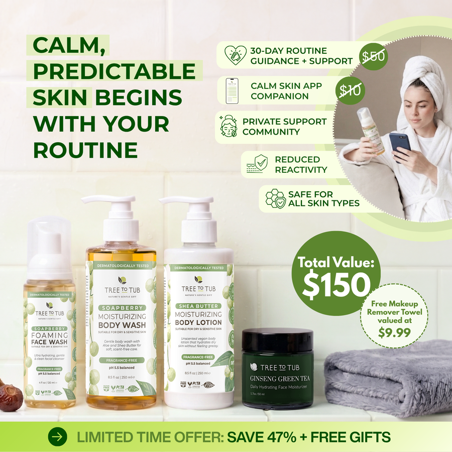 Soapberry Calm Skin Reset: Face & Body