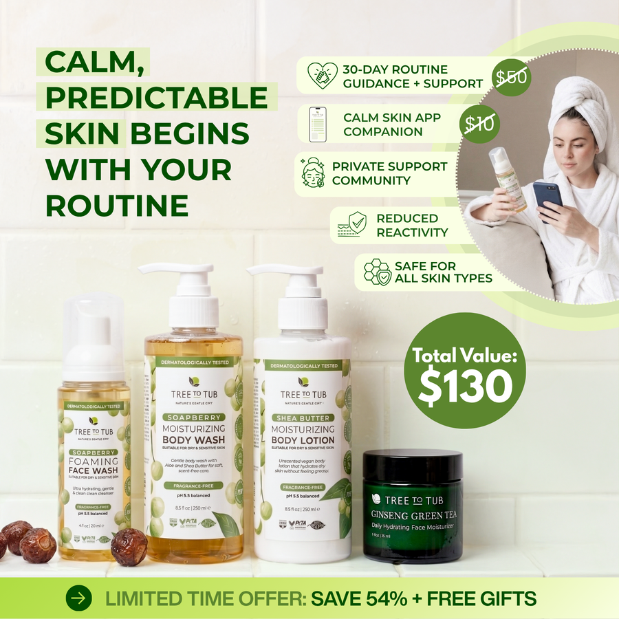 Soapberry Calm Skin Reset: Face & Body