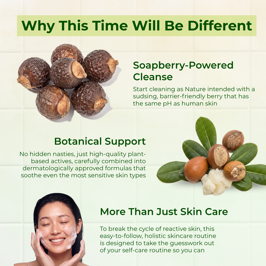 Soapberry Calm Skin Reset: Face & Body