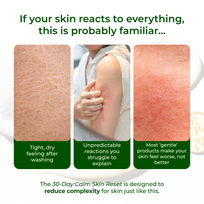 30-Day Calm Skin Reset: Face & Body