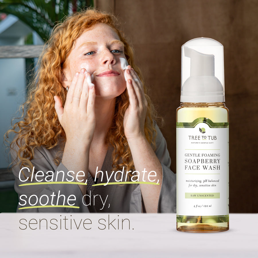 Sulfate Free Unscented Foam Cleanser for Sensitive Skin