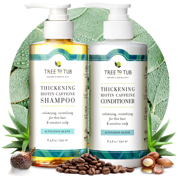 Thickening Biotin Caffeine Shampoo & Conditioner Set