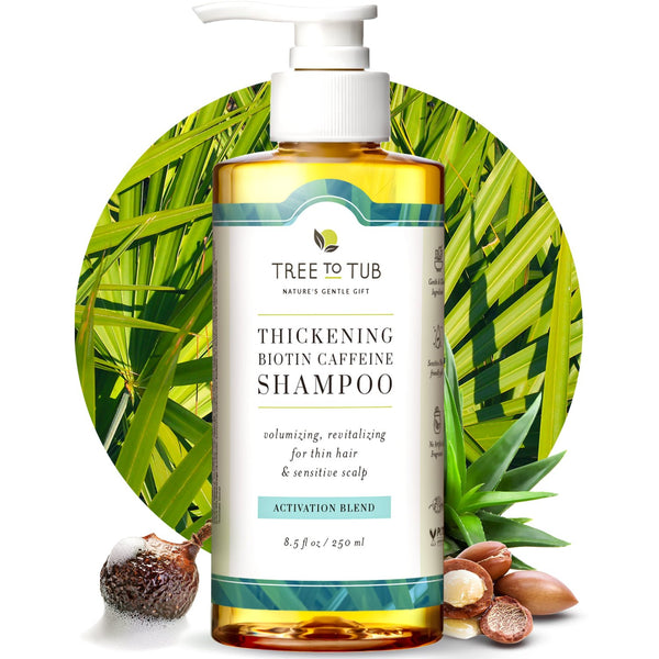 Invigorating Soapberry Shampoo with Caffeine and Biotin