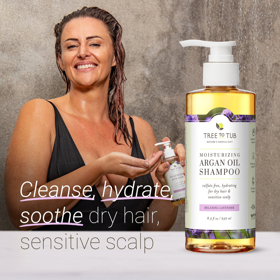 hair food tea tree and lavender water shampoo Lavender Shampoo for Sensitive Scalp