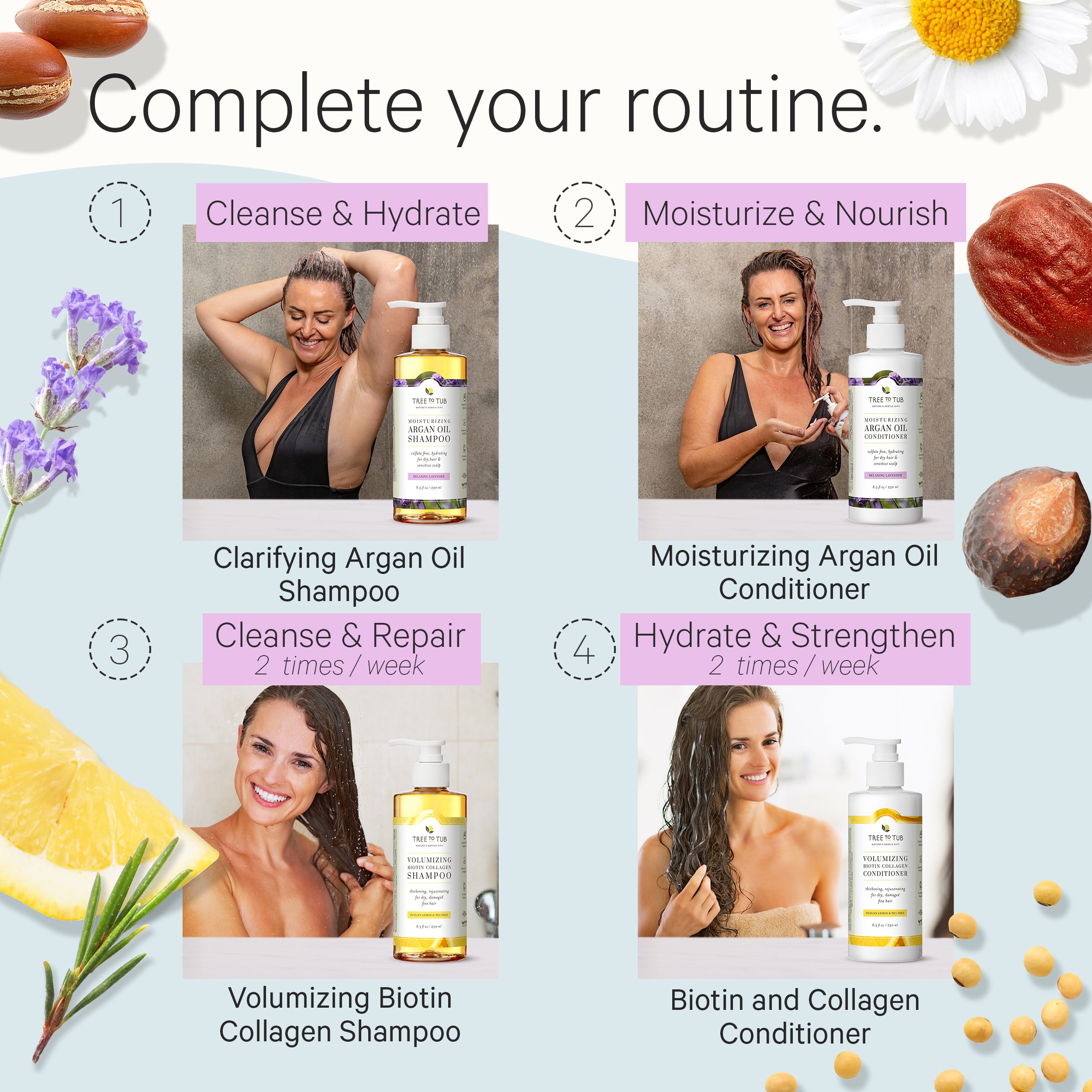 Lavender Shampoo for Sensitive Scalp | Tree to Tub – Tree To Tub