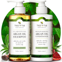 Peppermint Shampoo and Conditioner for Sensitive Scalp