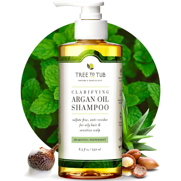 Refreshing Peppermint Shampoo for Sensitive Scalp