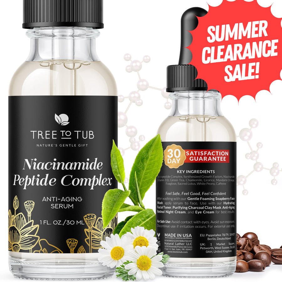 Anti-Aging Peptide & Niacinamide Serum for Sensitive Skin