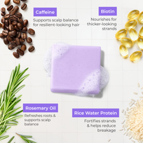 Rosemary & Rice Water Hair Strengthening Shampoo Bar