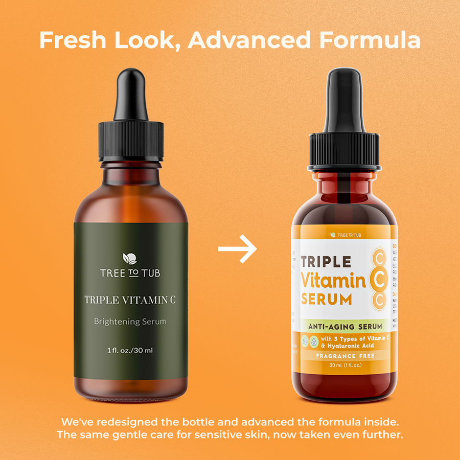 Ultra-Brightening Triple Vitamin C Serum for Sensitive Skin