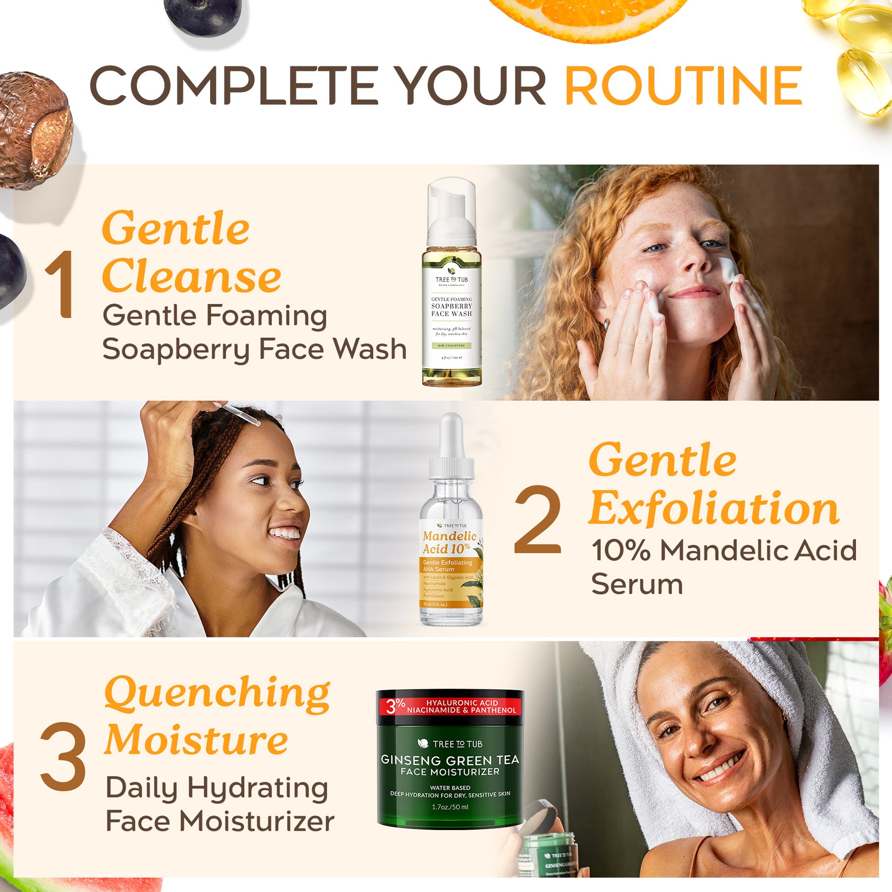 Mandelic Acid 10% Gentle Exfoliating AHA Serum – Tree To Tub