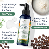 Thickening Rosemary & Rice Water Scalp Spray