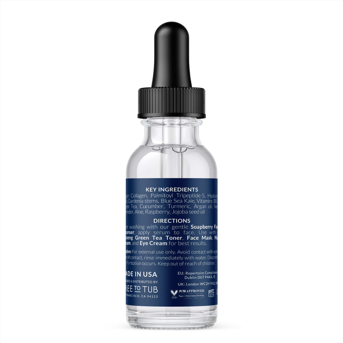 Hyaluronic Acid & Vegan Collagen Serum | Tree to Tub – Tree To Tub