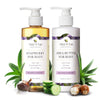 Unscented body lotion and body wash set with two 8.5 fl oz bottles. Loaded with soothing botanicals and perfect for sensitive skin.