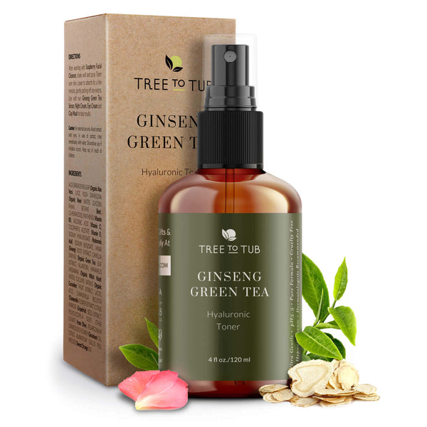 4 fl oz tub of ginseng & green toner for sensitive skin. With hyaluronic acid, witch hazel, aloe vera and other rejuvenating botanicals.