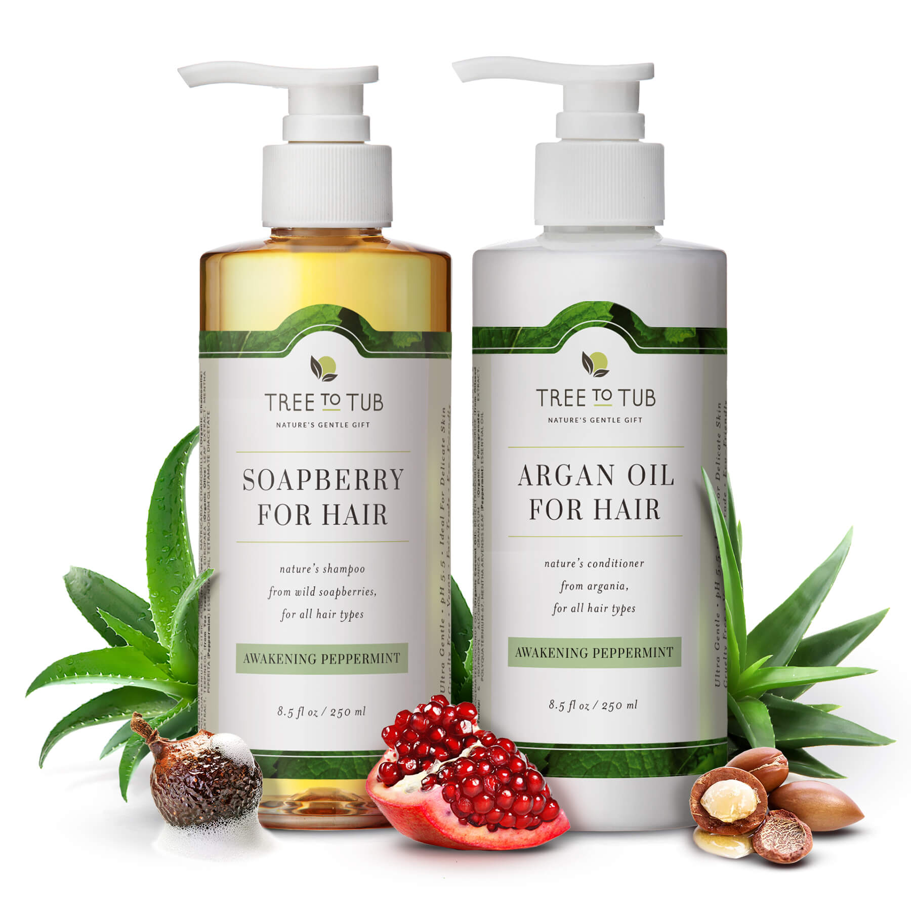 appetit service Bunke af Peppermint Shampoo and Conditioner for Sensitive Scalp – Tree To Tub